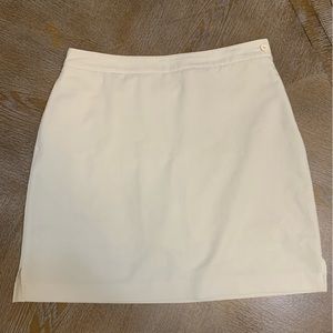 EP Pro Golf Skort Beige Size 10 Side Zip Waist 32” Length 19”